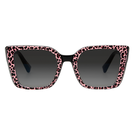 KATHY Clip – Pink Leopard Sunglasses