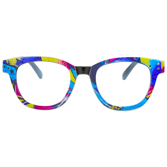 DEBBIE Clip - Electric Blue / Pink Rush