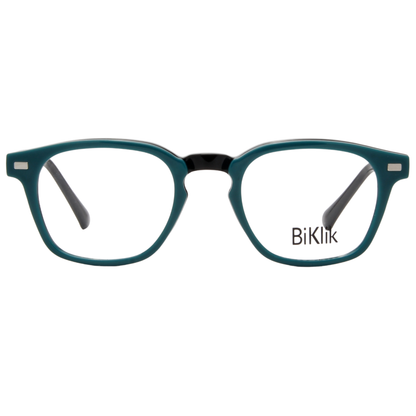 Black Chanel eyeglasses on a white background