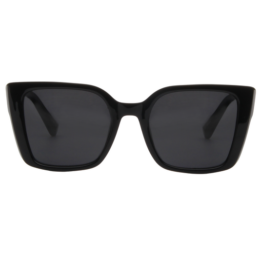 KATHY – Black Frame Sunglasses (Smoke Gray)