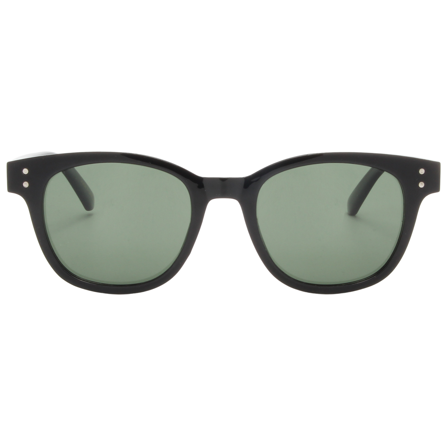 DEBBIE – Black Frame Sunglasses (Green G-15)