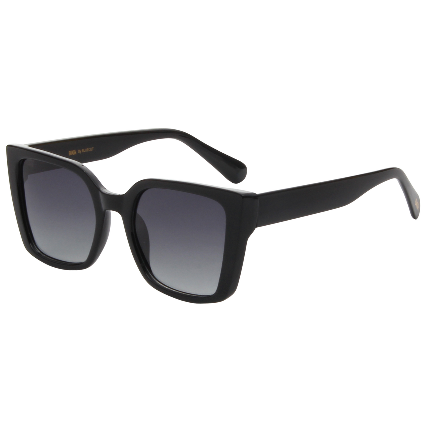 KATHY – Black Frame Sunglasses (Gray Gradient)