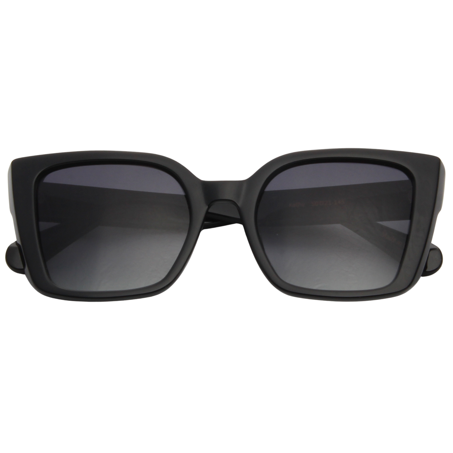 KATHY – Black Frame Sunglasses (Gray Gradient)
