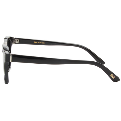 DEBBIE – Black Frame Sunglasses (Light Blue)