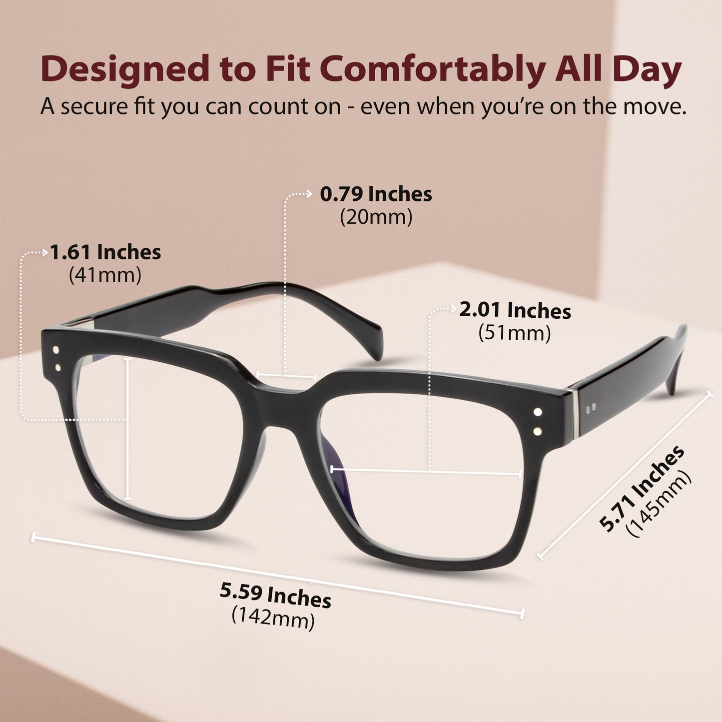 SOFIA Set – Black Frame + Green, Burgundy & Tortoise Clips