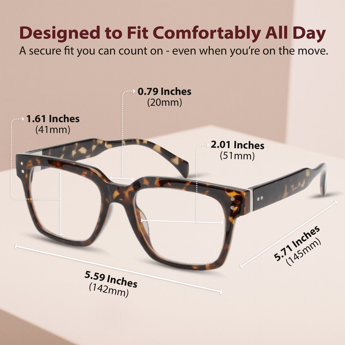 SOFIA Set – Tortoise Frame + Matte Black, Tor & Burgundy Clips