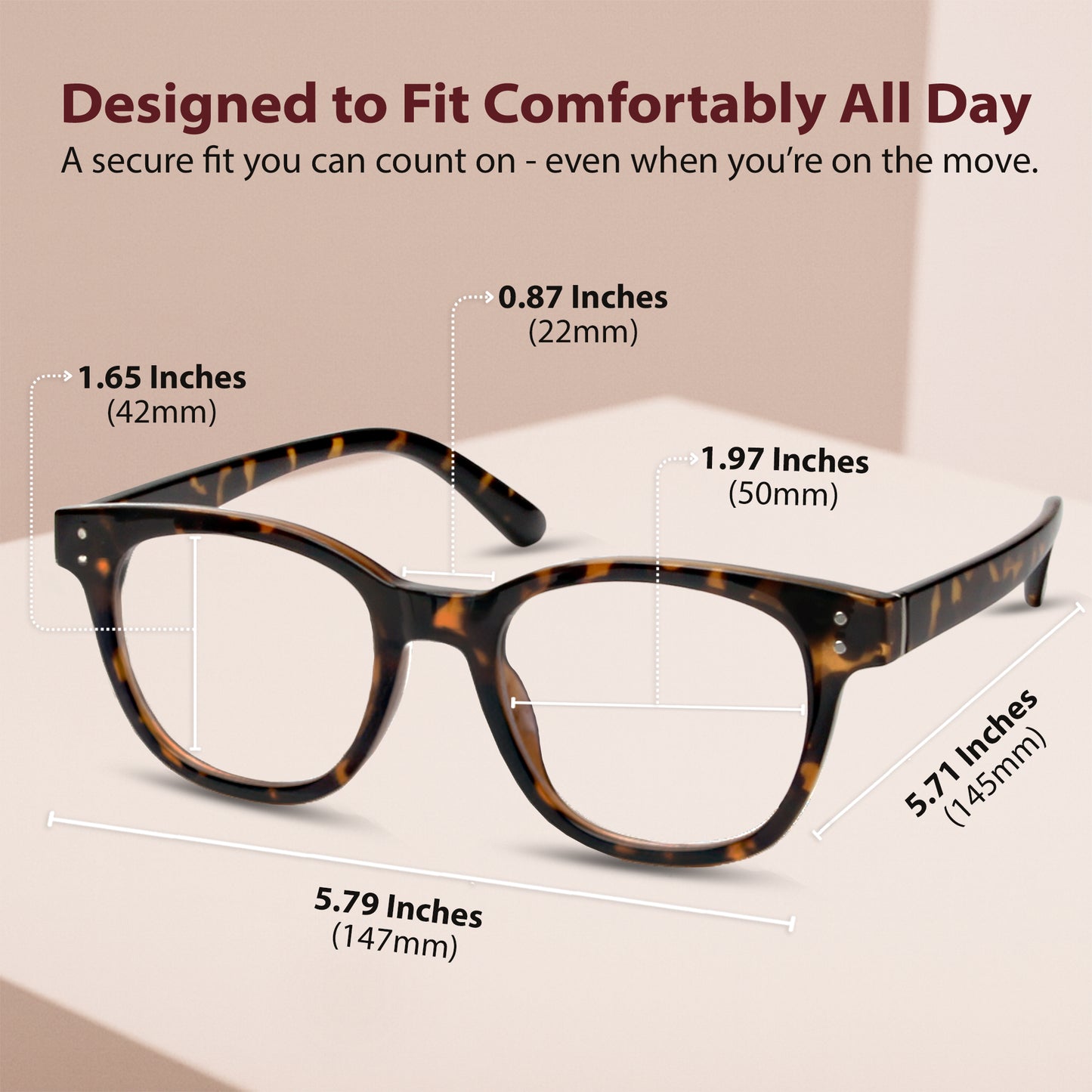 DEBBIE Set - Tortoise Frame + Matte Black, Green & Tortoise Clips