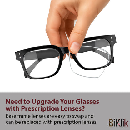 SOFIA Set – Black Frame + Green, Burgundy & Tortoise Clips