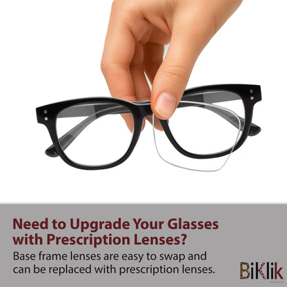 DEBBIE Set - Black Frame + Pink, Burgundy & Tortoise Clips