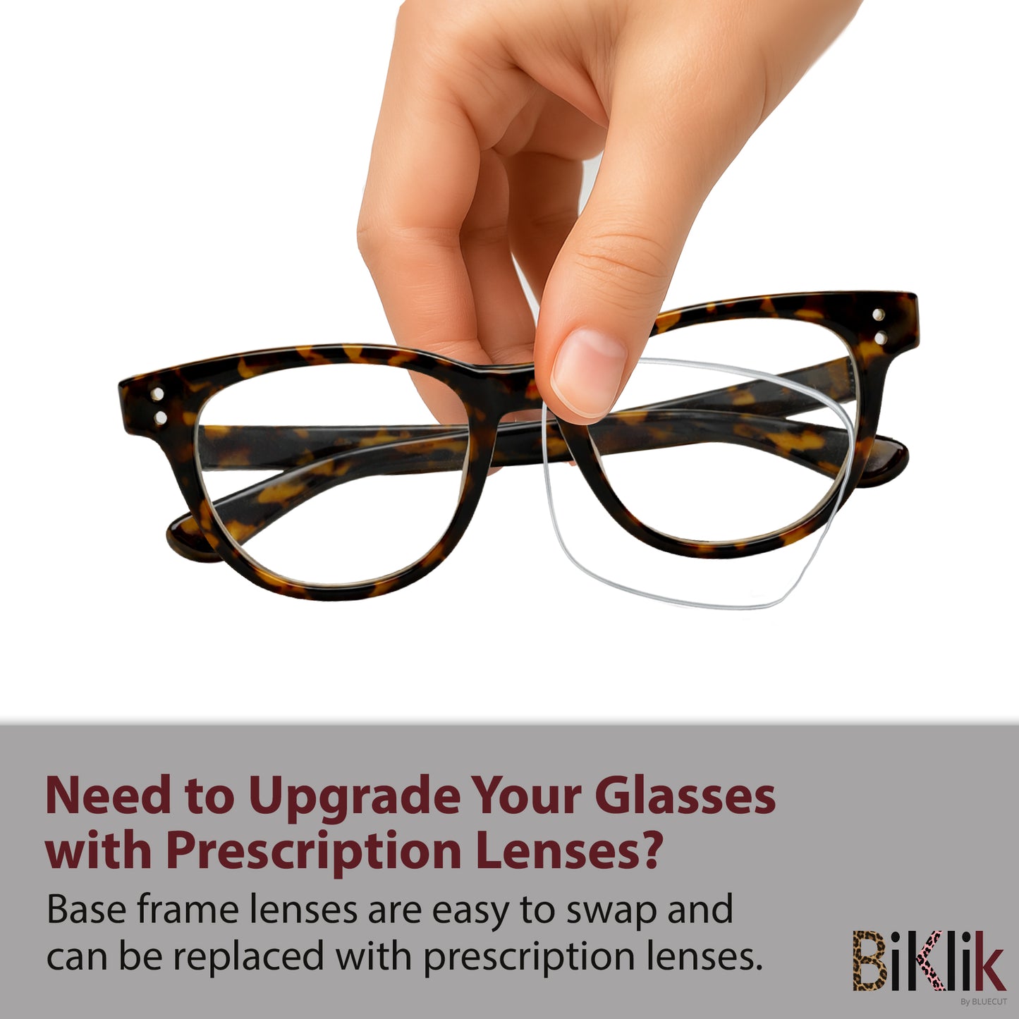 DEBBIE Set - Tortoise Frame + Matte Black, Green & Tortoise Clips