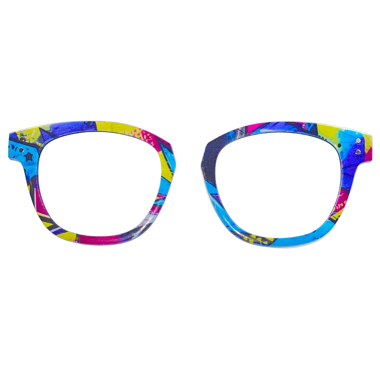 DEBBIE Clip - Electric Blue / Pink Rush (01C4)