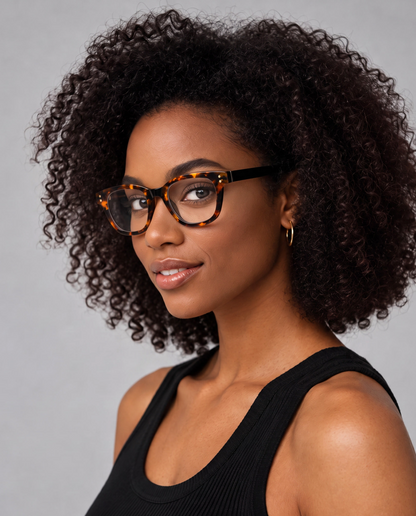 DEBBIE Clip - Amber Tortoise (L0766)