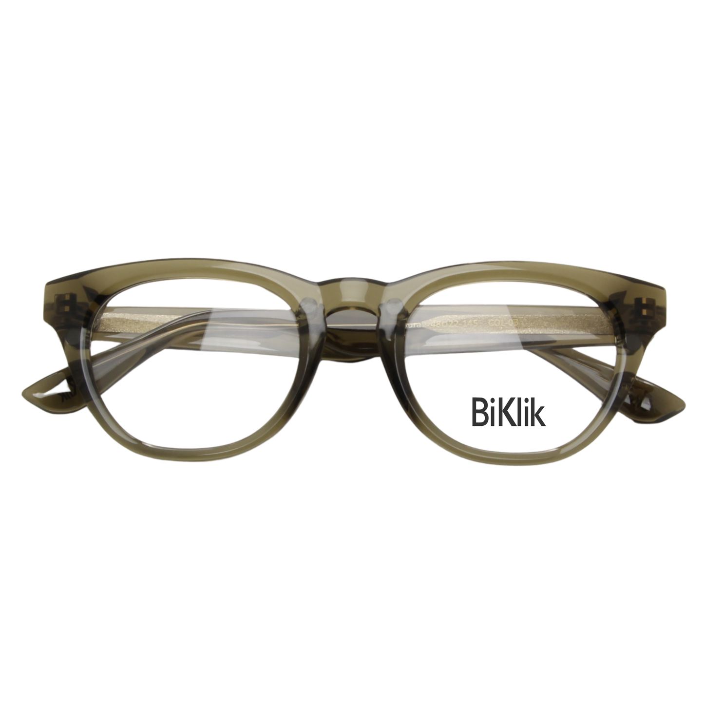 LAURA – Olive Crystal Frame