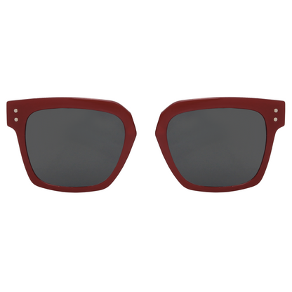 SOFIA Clip - Burgundy Sunglasses