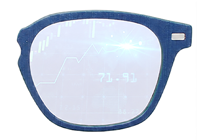 BiKlik Blue Light Blocking magnetic clip lens
