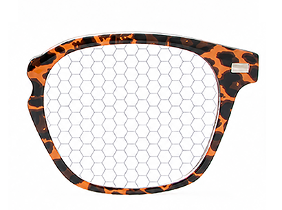 BiKlik Honeycomb magnetic clip lens